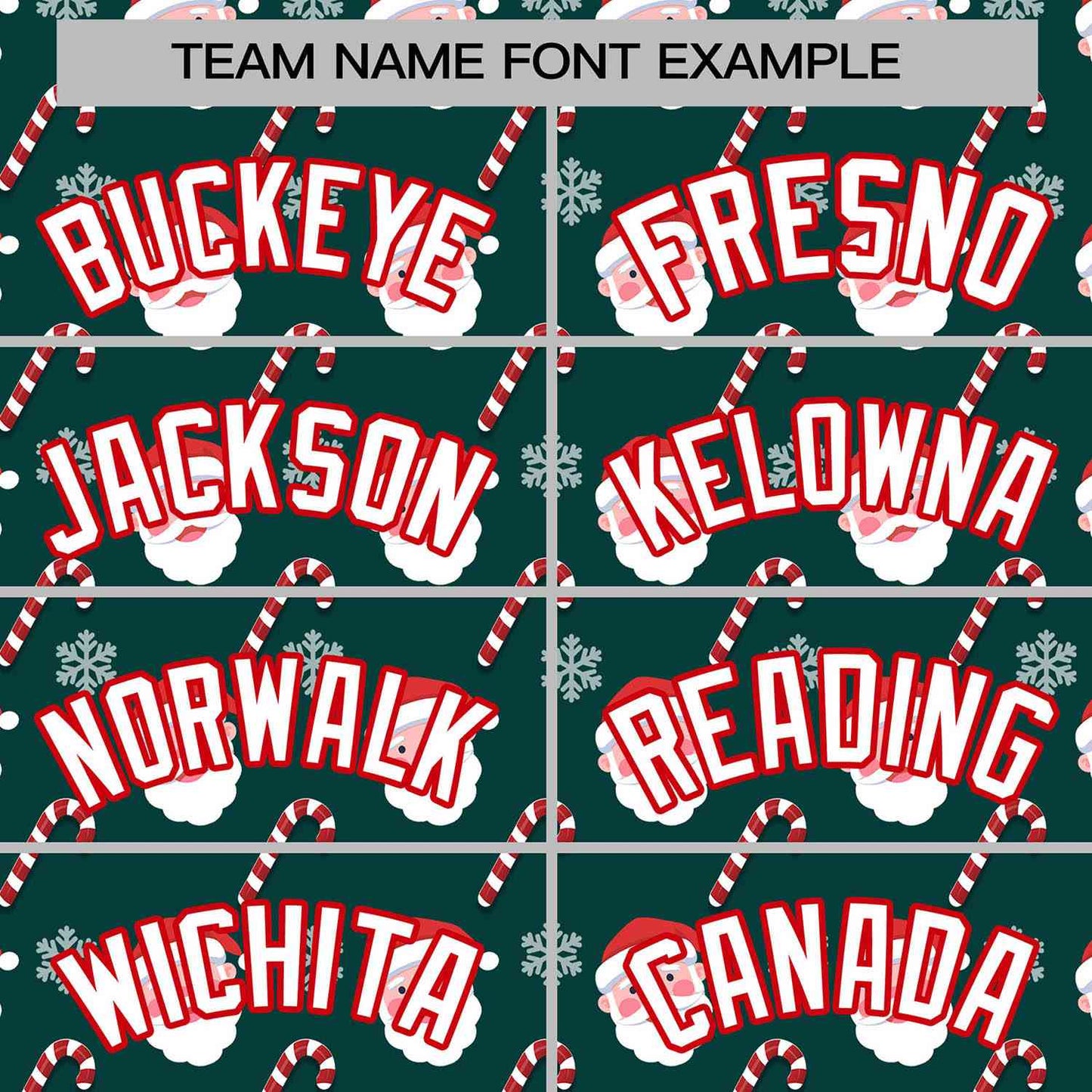 Custom Green White-Red Christmas Graffiti Pattern Authentic Baseball Jersey