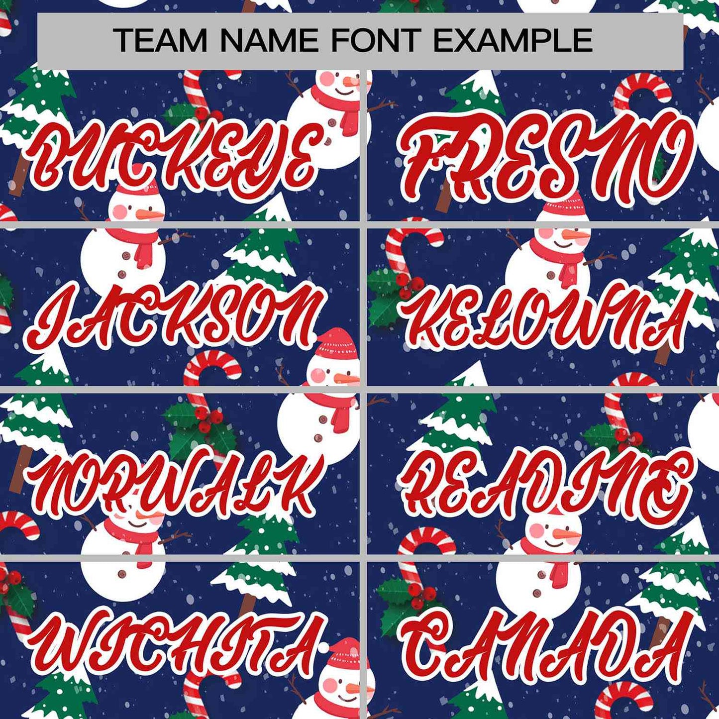 Custom Blue Red-White Christmas Graffiti Pattern Authentic Baseball Jersey