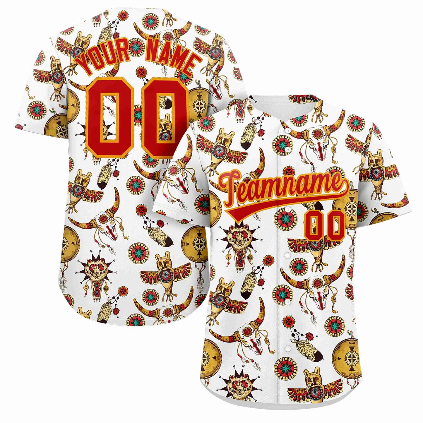 Custom White 3D Graffiti Pattern Personalized Design Authentic Baseball Jersey