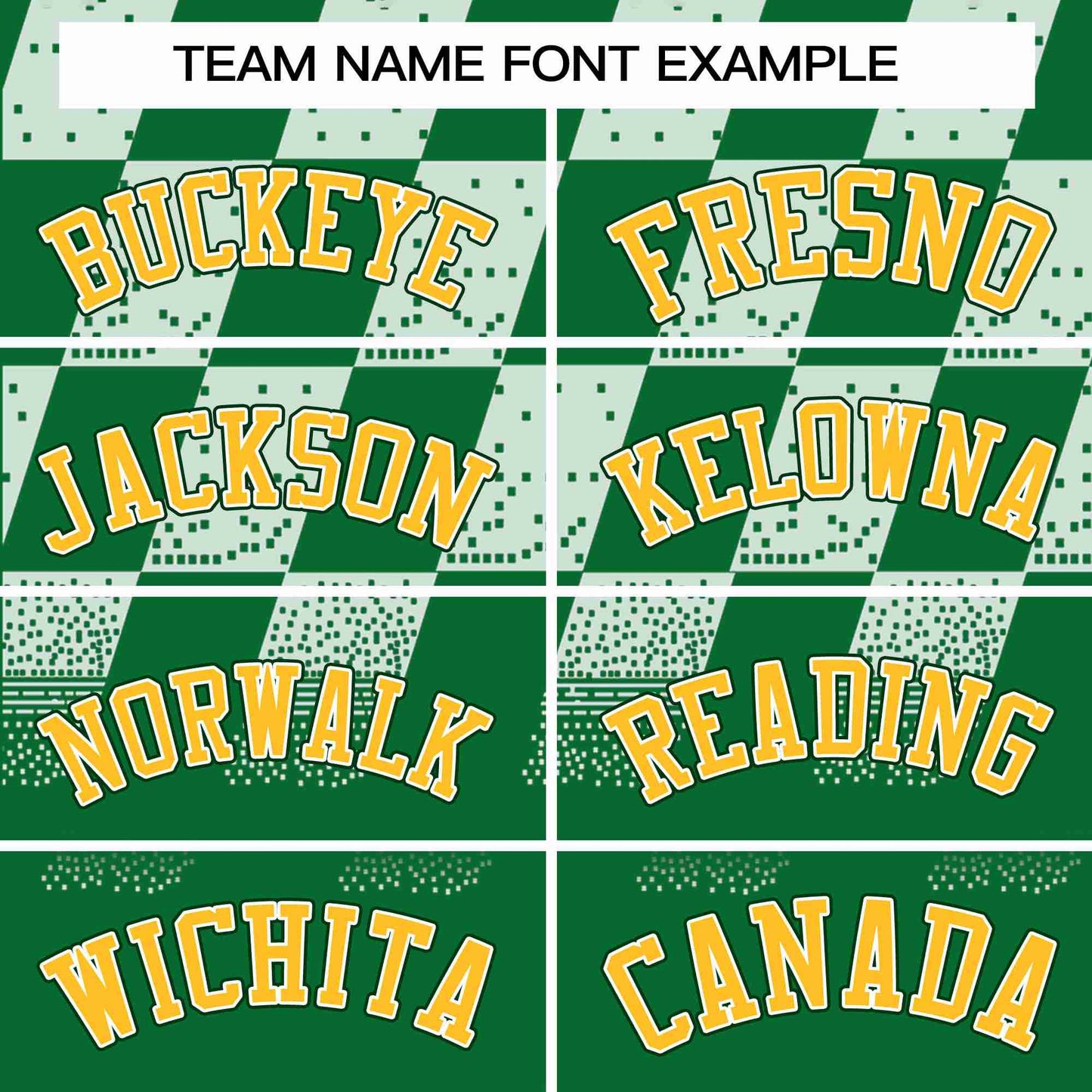 Custom Kelly Green White Grid Speckles Color Block Design Authentic Baseball Jersey