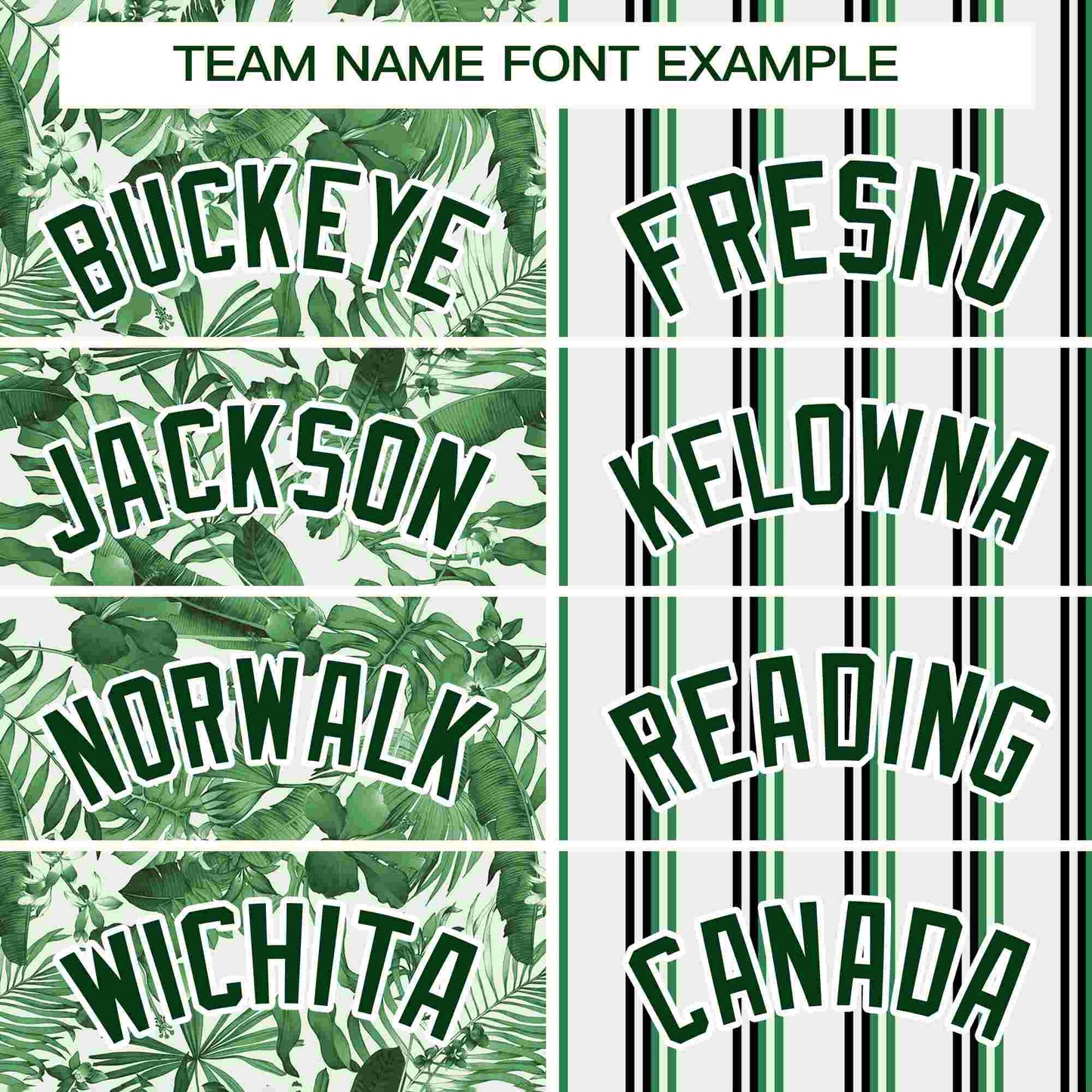 Custom Green Hawaii Tropical Flower Stripe Fashion Baseball Jersey