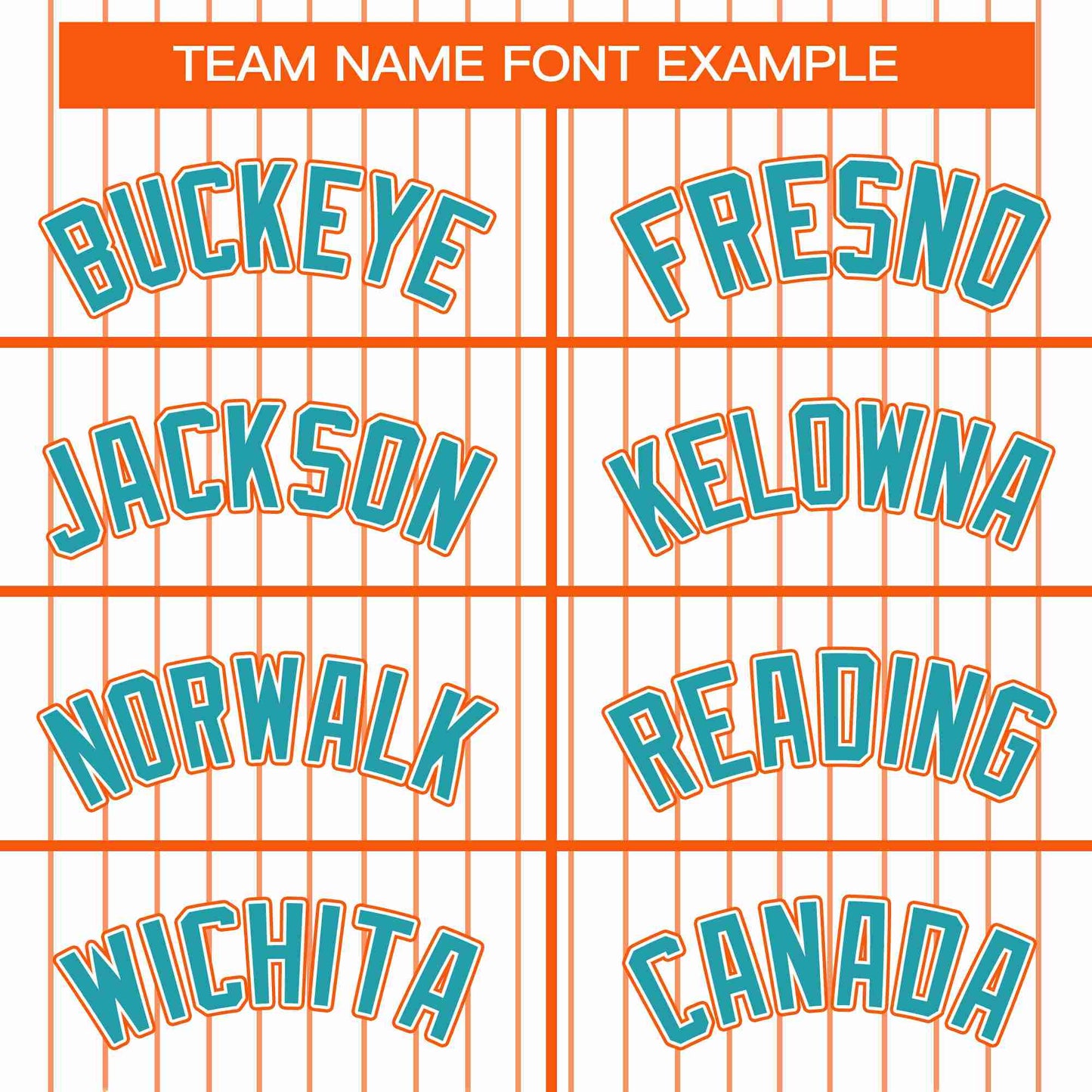 Custom White Orange-Aqua Stripe Fashion Design Full Button Authentic Baseball Jersey