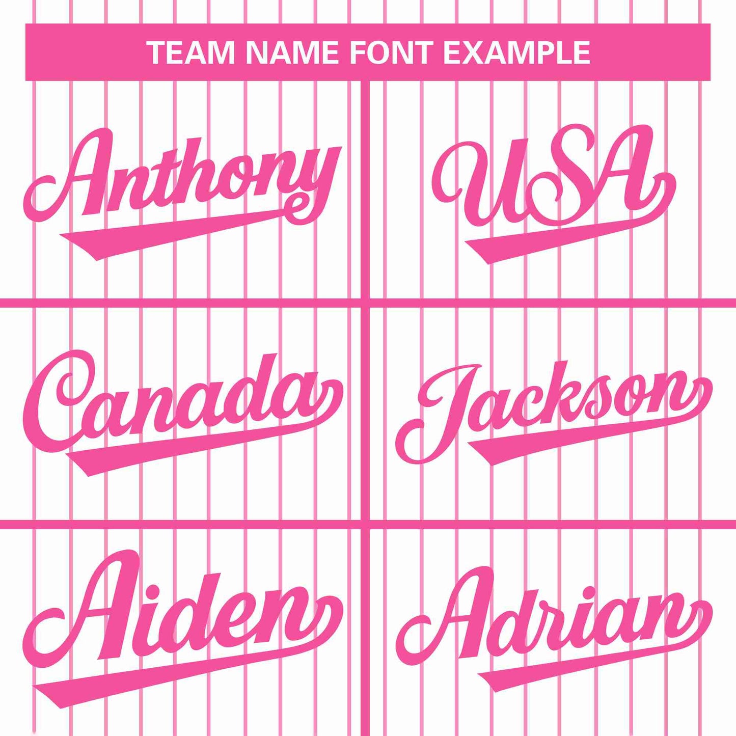 Custom White Pink Stripe Fashion Design Full Button Authentic Baseball Jersey