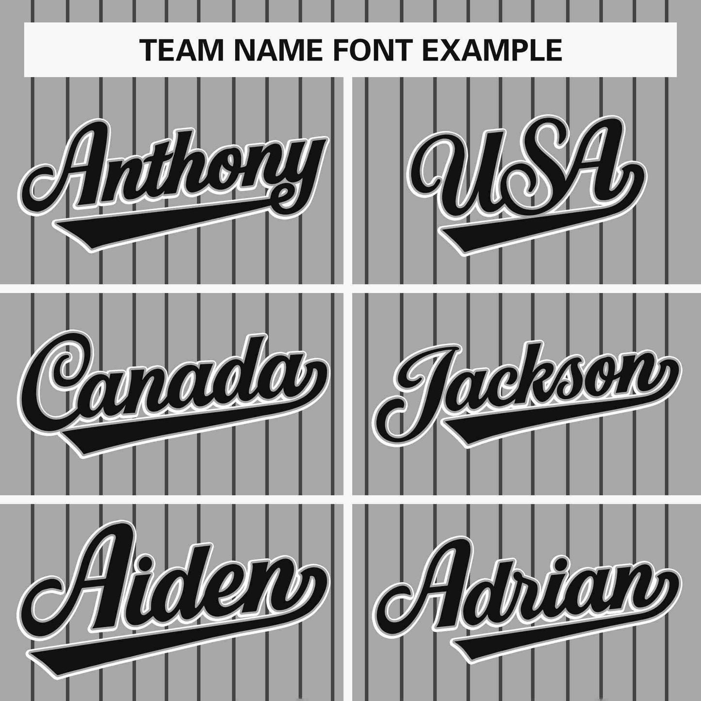 Custom Gray Black Stripe Fashion Design Full Button Authentic Baseball Jersey