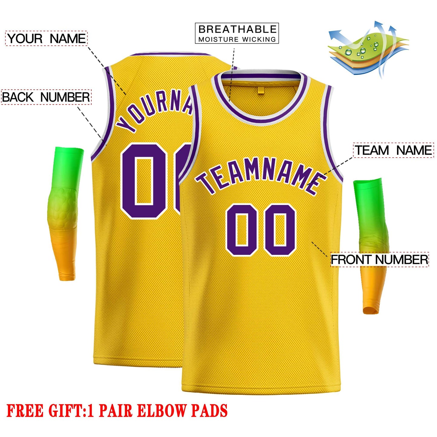 Custom Basketball Jersey Stitched or Printed Personalized Team Uniform Tank Top