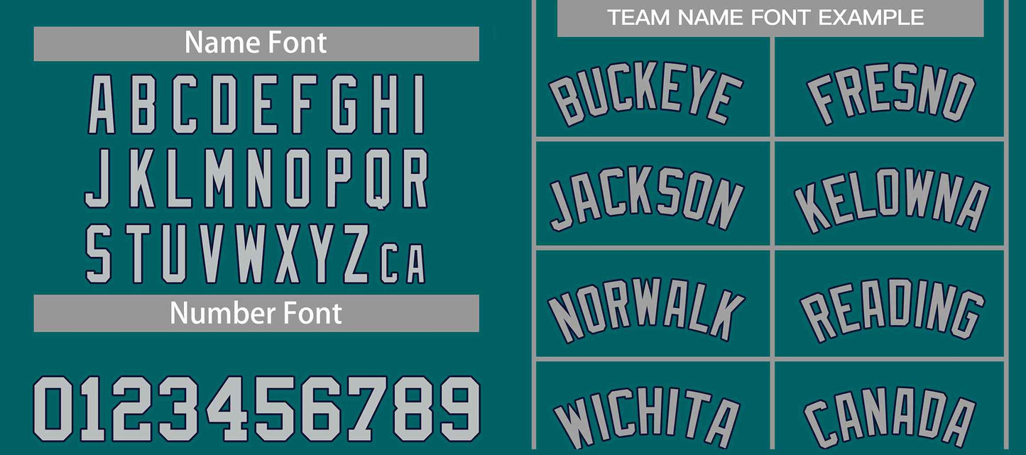 Custom Aqua Gray-Navy Bull Classic Sets Curved Basketball Jersey