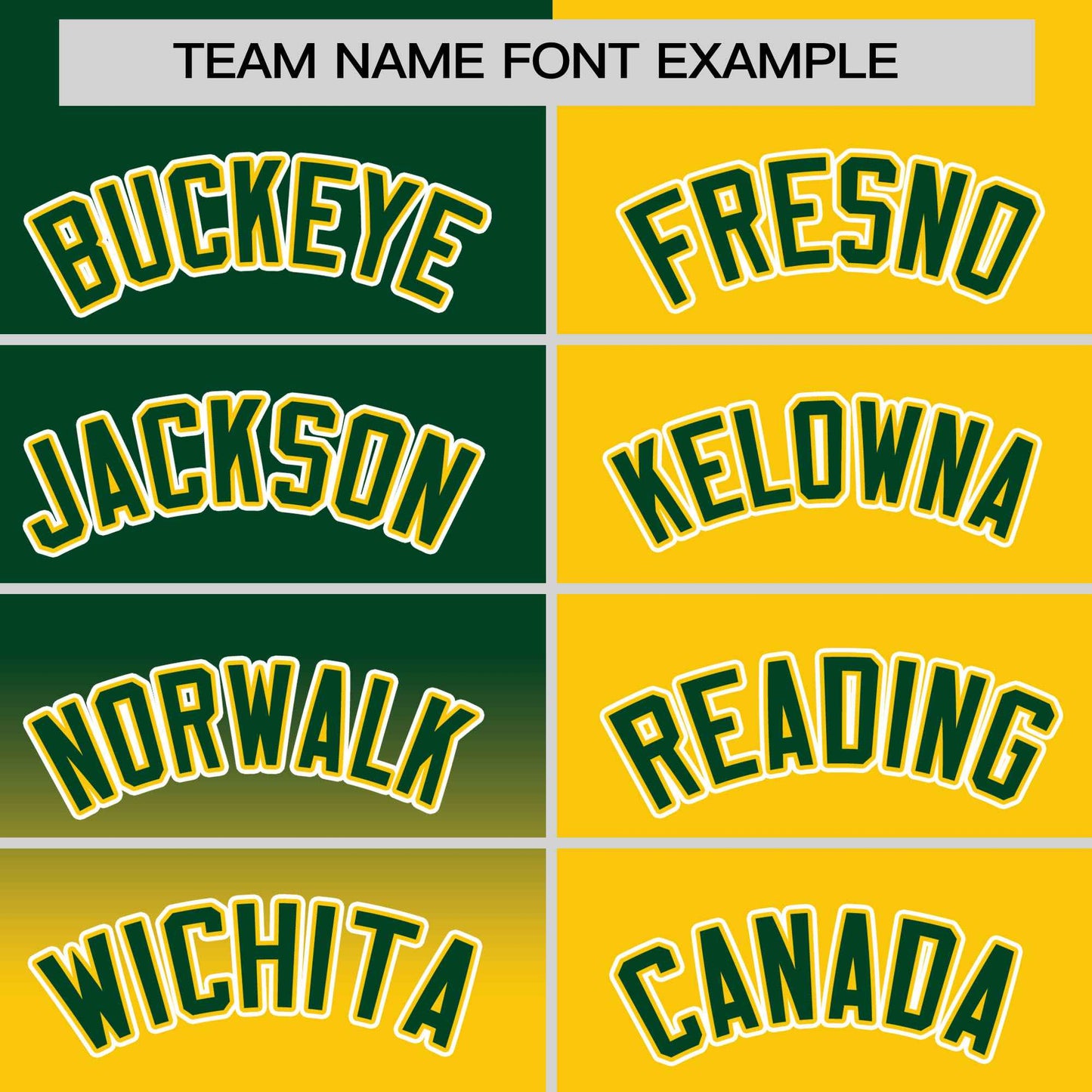 Custom Gold Green Personalized Half Gradient Design Authentic Baseball Jersey