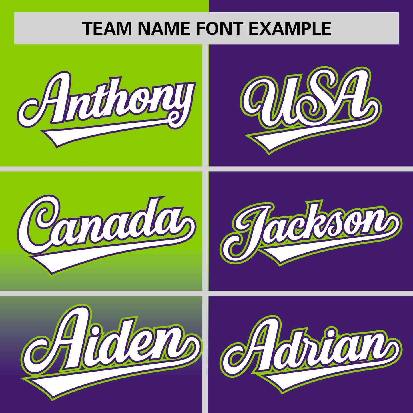 Custom Purple Neon Green Personalized Half Gradient Design Authentic Baseball Jersey