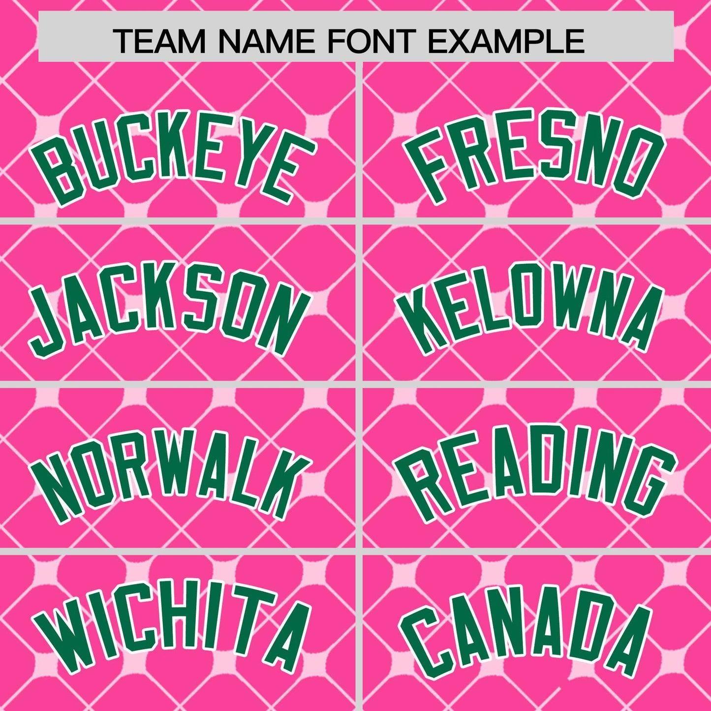 Custom Pink Kelly Green-White Personalized Plaid Design Authentic Baseball Jersey