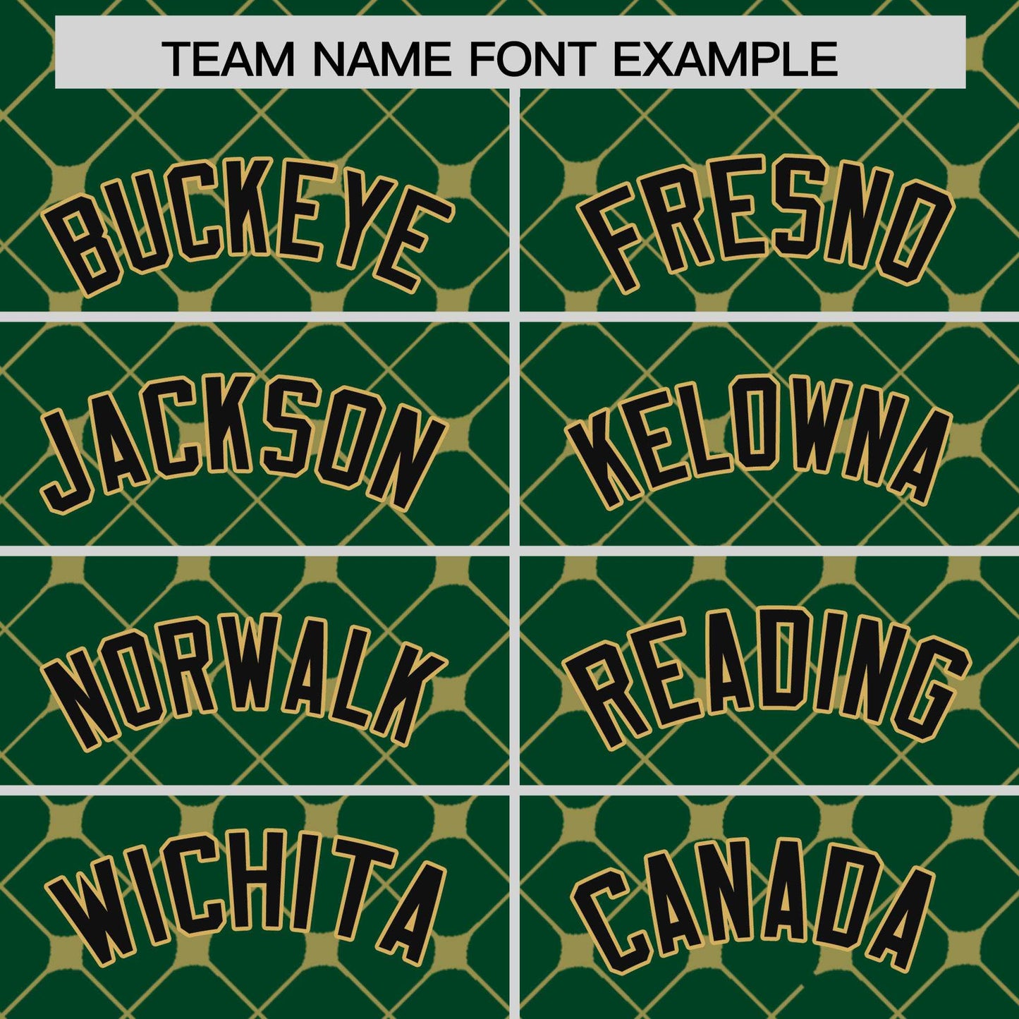 Custom Green Black-Old Gold Personalized Plaid Design Authentic Baseball Jersey