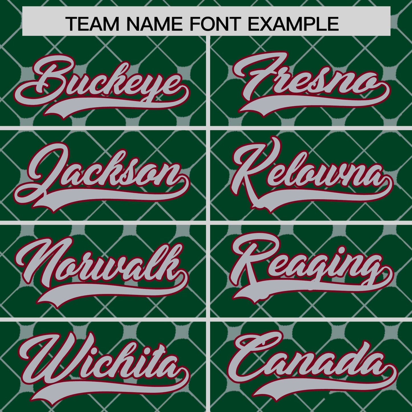 Custom Green Crimson-Gray Personalized Plaid Design Authentic Baseball Jersey