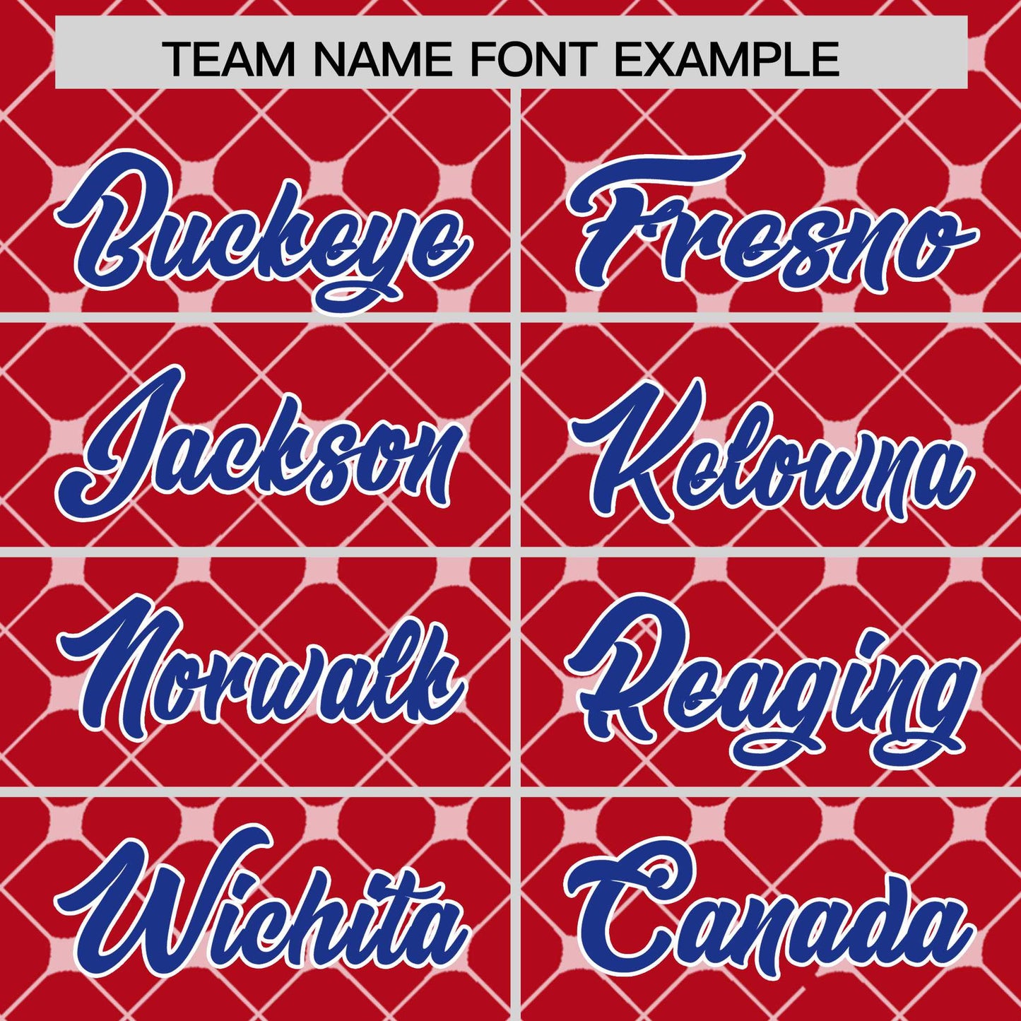 Custom Red Royal-White Personalized Plaid Design Authentic Baseball Jersey