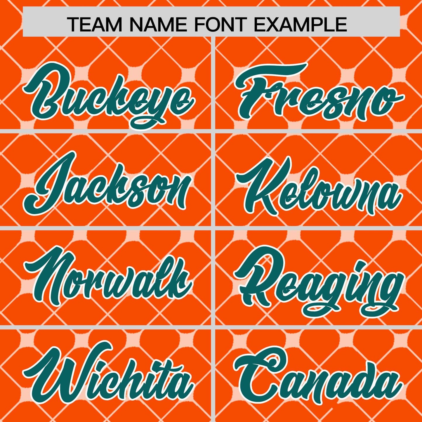 Custom Orange Aqua-White Personalized Plaid Design Authentic Baseball Jersey