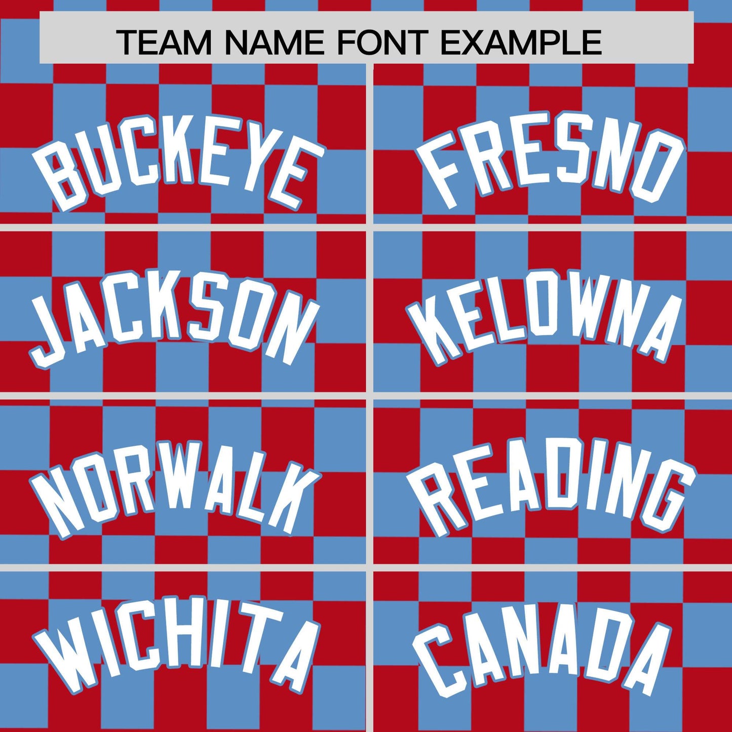 Custom Red Light Blue Personalized Plaid Fashion Design Authentic Baseball Jersey