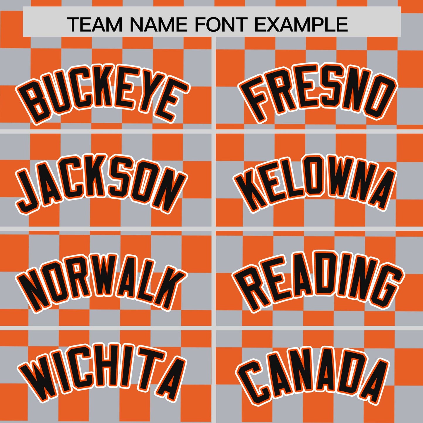 Custom Gray Orange Personalized Plaid Fashion Design Authentic Baseball Jersey