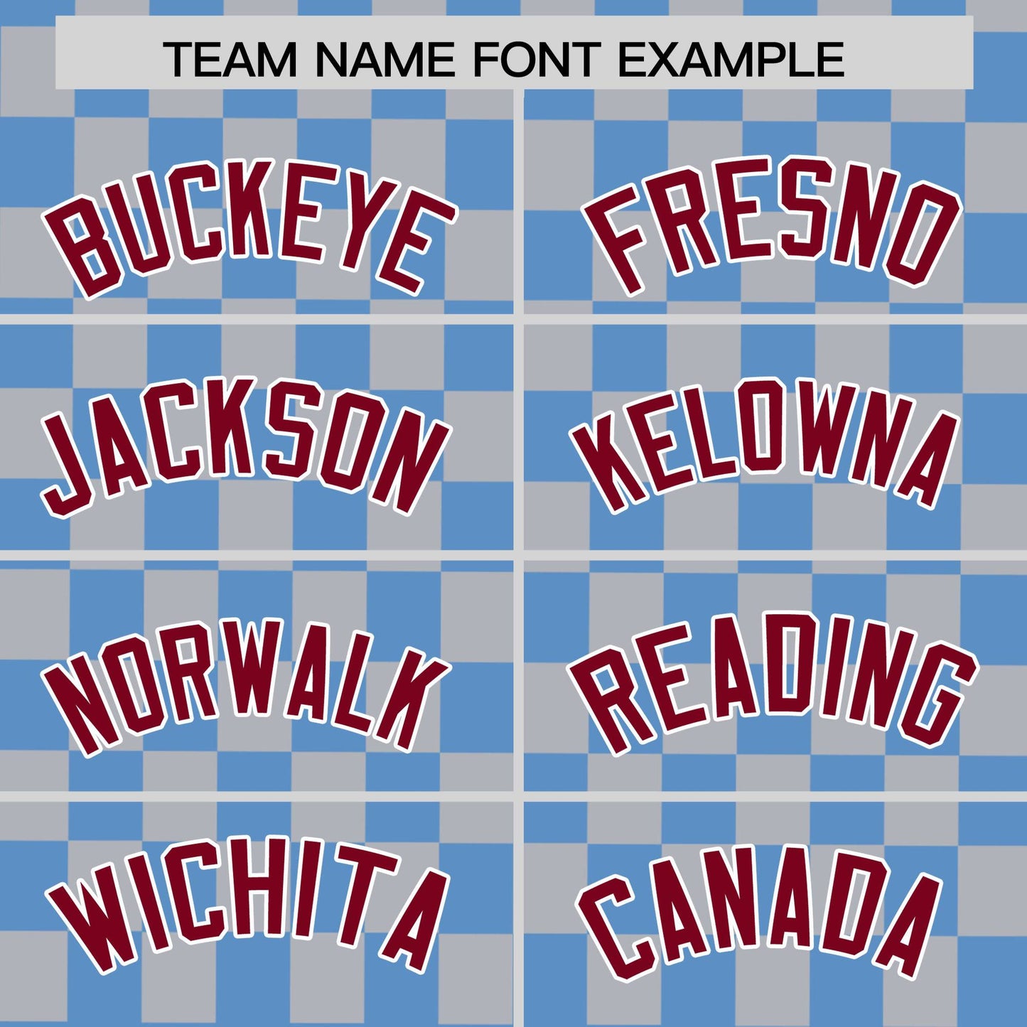 Custom Light Blue Gray Personalized Plaid Fashion Design Authentic Baseball Jersey