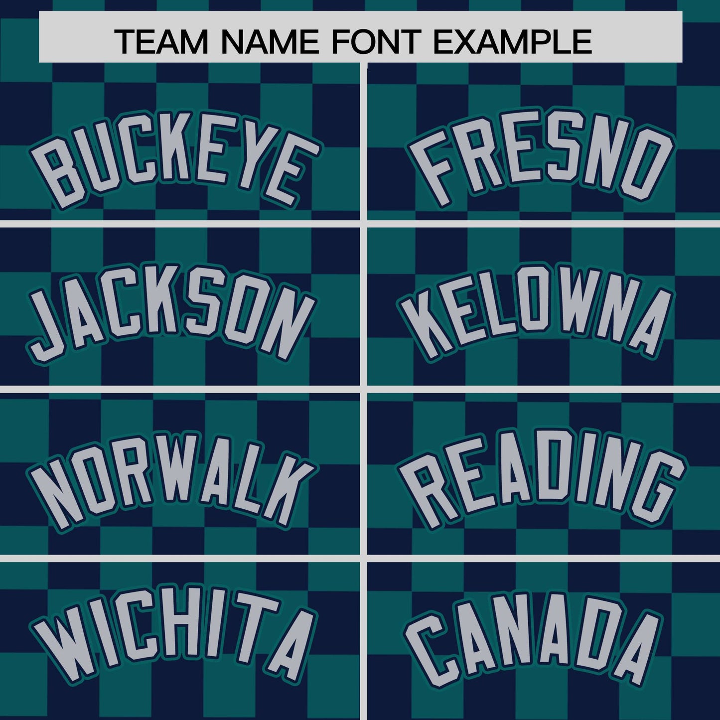 Custom Navy Aqua Personalized Plaid Fashion Design Authentic Baseball Jersey