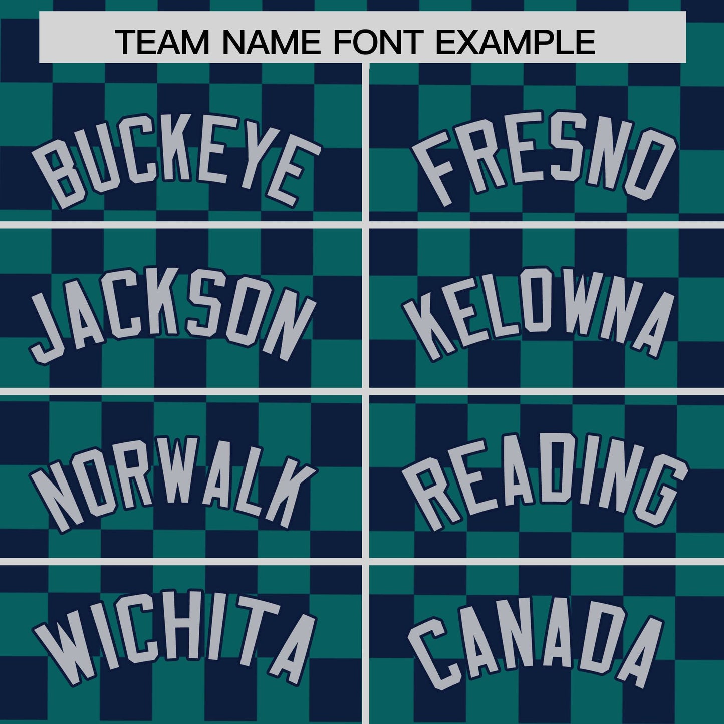 Custom Aqua Navy Personalized Plaid Fashion Design Authentic Baseball Jersey