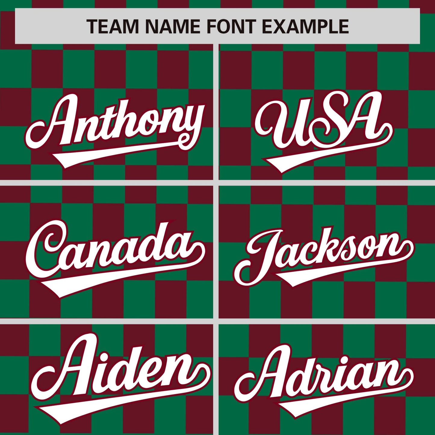 Custom Kelly Green Crimson Personalized Plaid Fashion Design Authentic Baseball Jersey