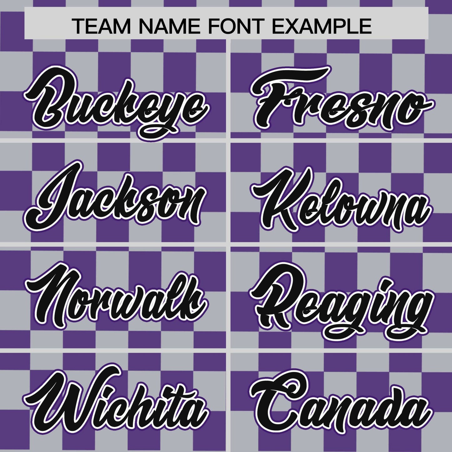 Custom Gray Purple Personalized Plaid Fashion Design Authentic Baseball Jersey