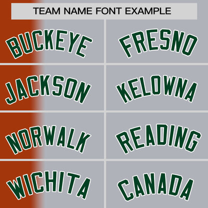 Custom Gray Texas Orange Pinstripe Personalized Gradient Authentic Baseball Jersey