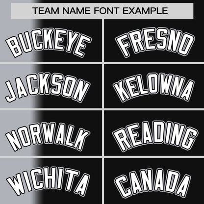 Custom Black Gray Pinstripe Personalized Gradient Authentic Baseball Jersey