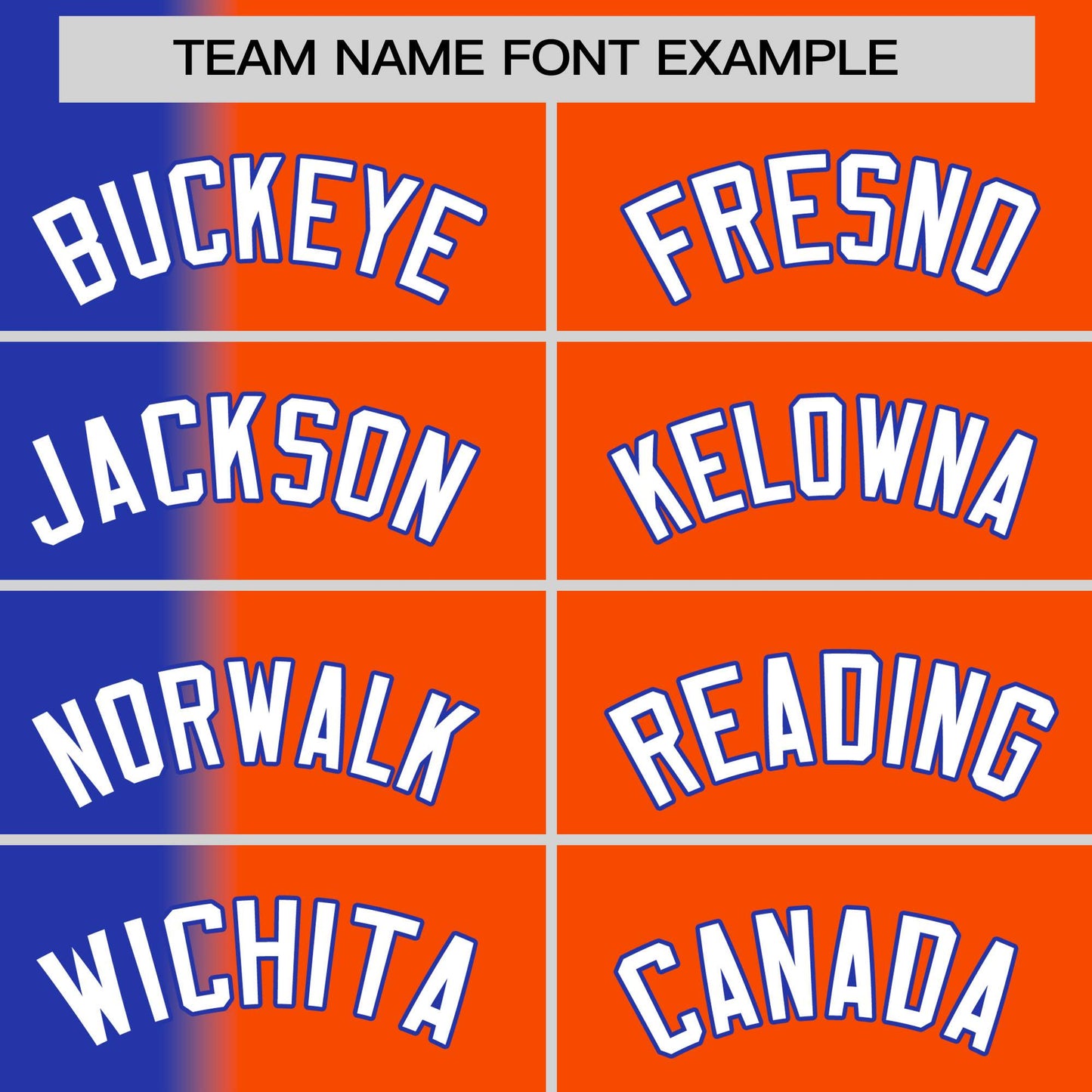 Custom Orange Royal Pinstripe Personalized Gradient Authentic Baseball Jersey