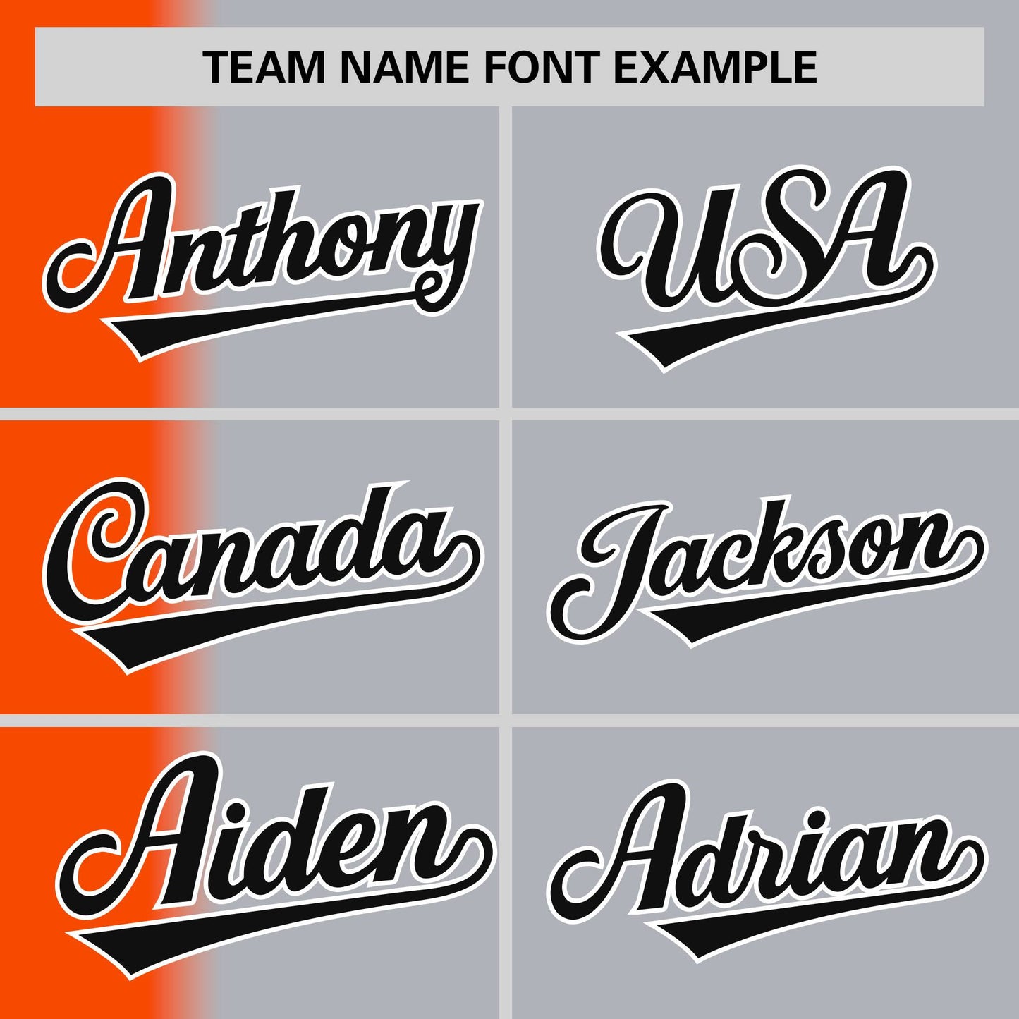 Custom Gray Orange Pinstripe Personalized Gradient Authentic Baseball Jersey