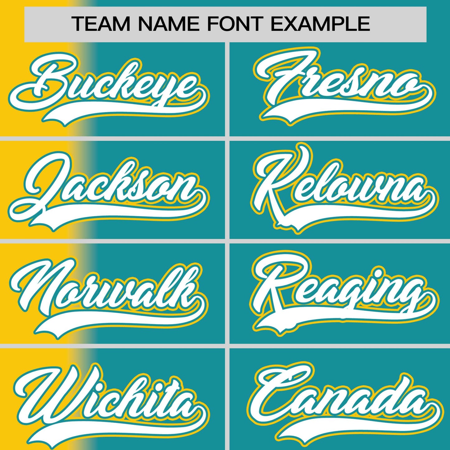 Custom Aqua Gold Pinstripe Personalized Gradient Authentic Baseball Jersey