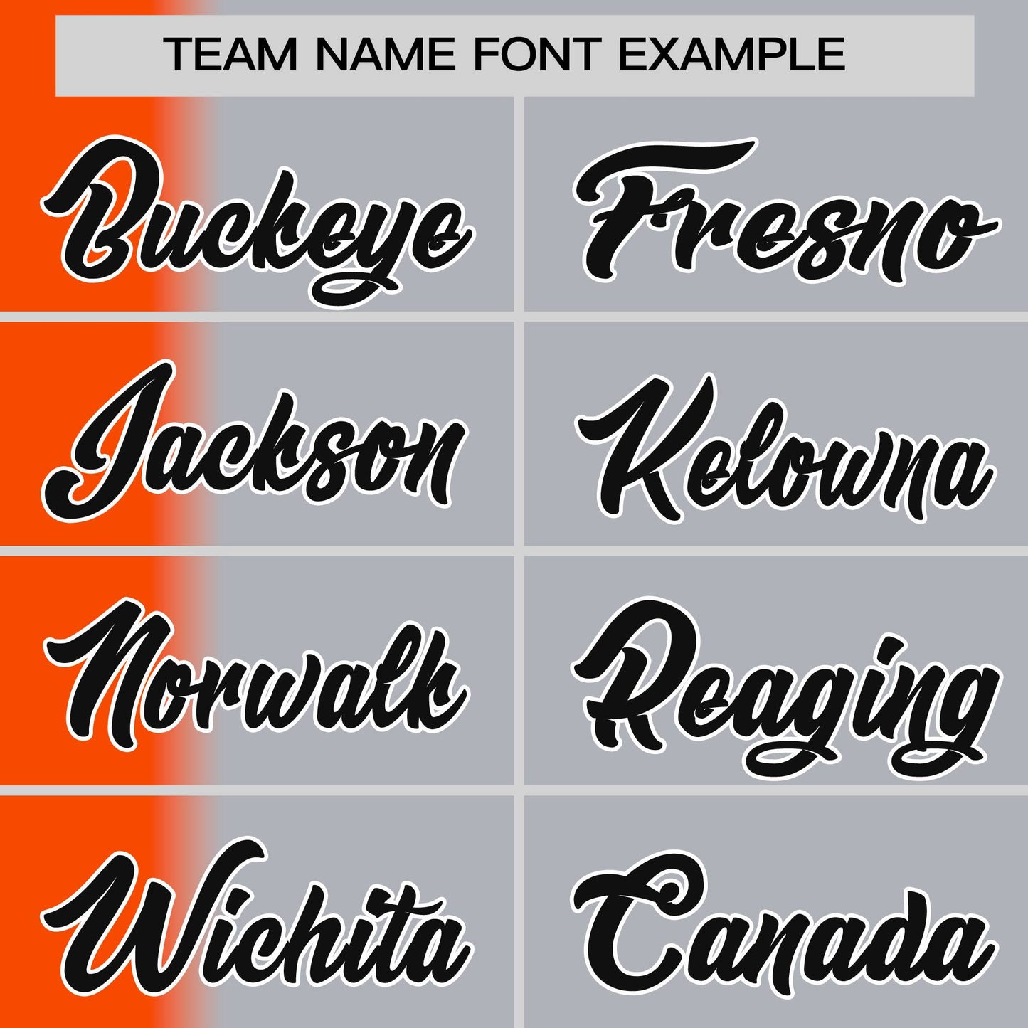 Custom Gray Orange Pinstripe Personalized Gradient Authentic Baseball Jersey