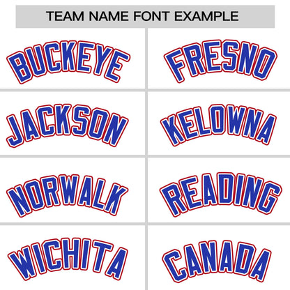 Custom White Royal Pinstripe Personalized Raglan Sleeves Authentic Baseball Jersey