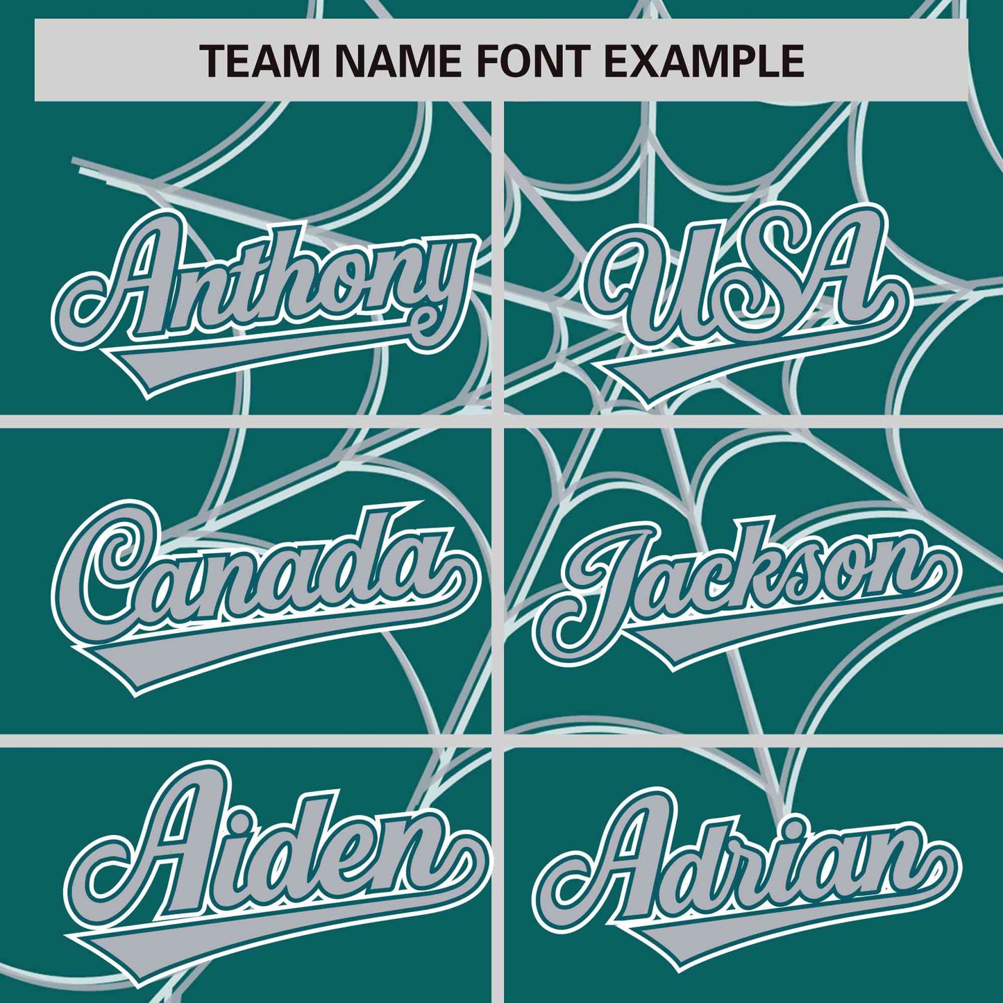 Custom Aqua Gray Spider Web Pattern Raglan Sleeves Authentic Baseball Jersey