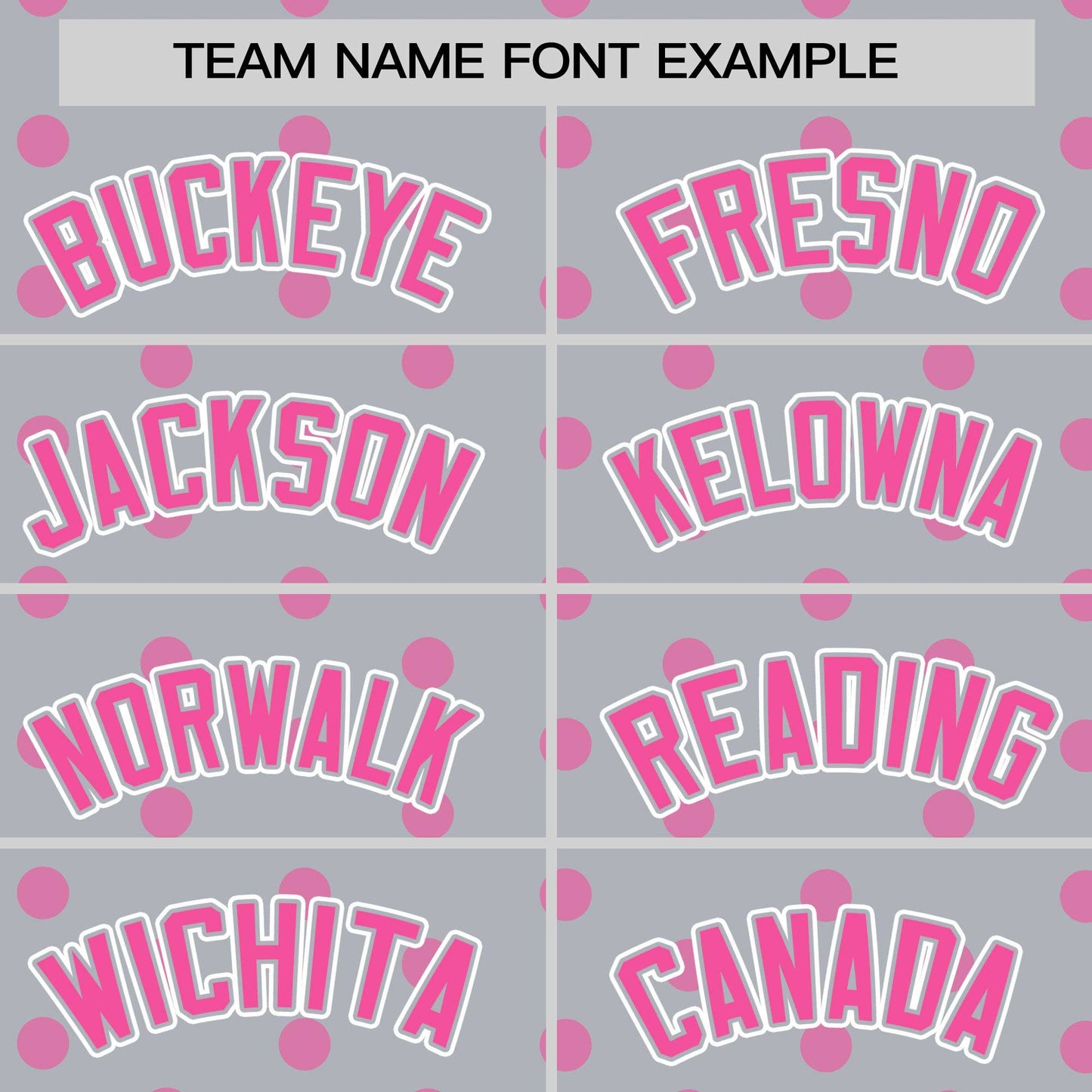 Custom Gray Pink Personalized Polka Dot Graffiti Pattern Authentic Baseball Jersey