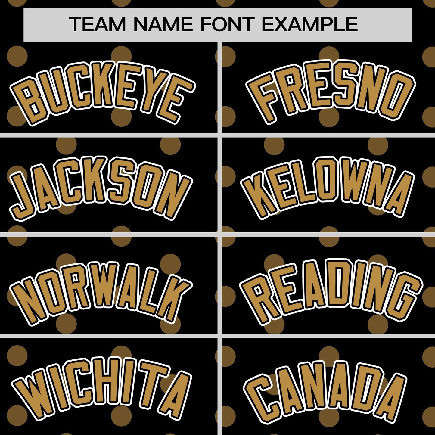 Custom Black Old Gold Personalized Polka Dot Graffiti Pattern Authentic Baseball Jersey