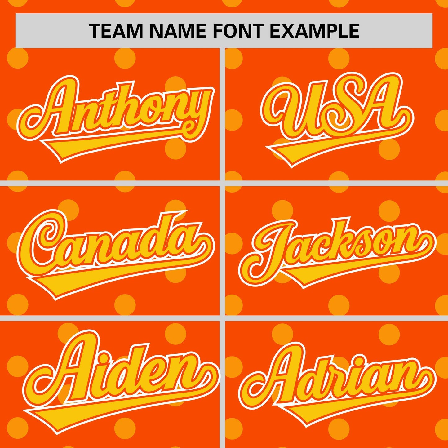 Custom Orange Yellow Personalized Polka Dot Graffiti Pattern Authentic Baseball Jersey