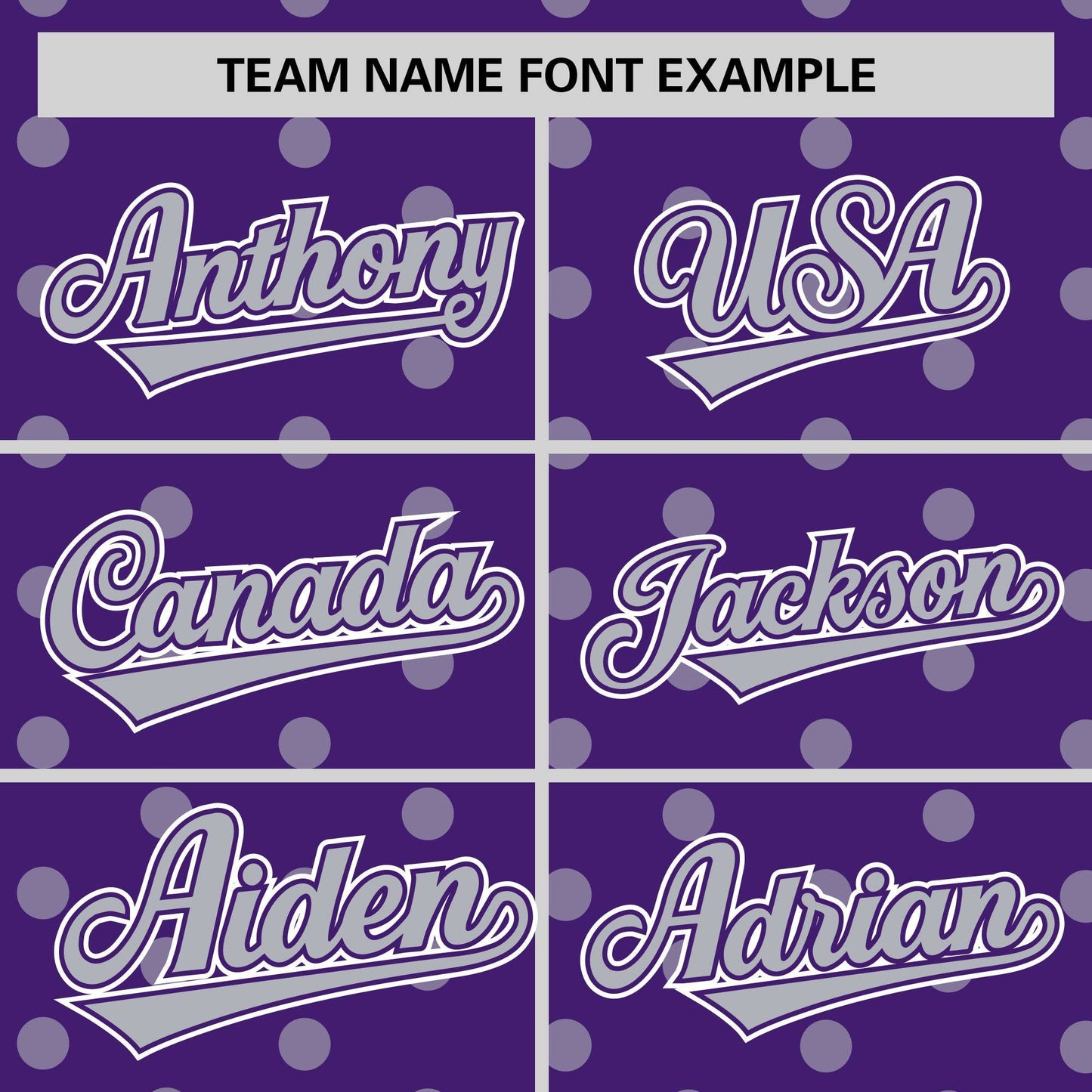 Custom Purple Gray Personalized Polka Dot Graffiti Pattern Authentic Baseball Jersey