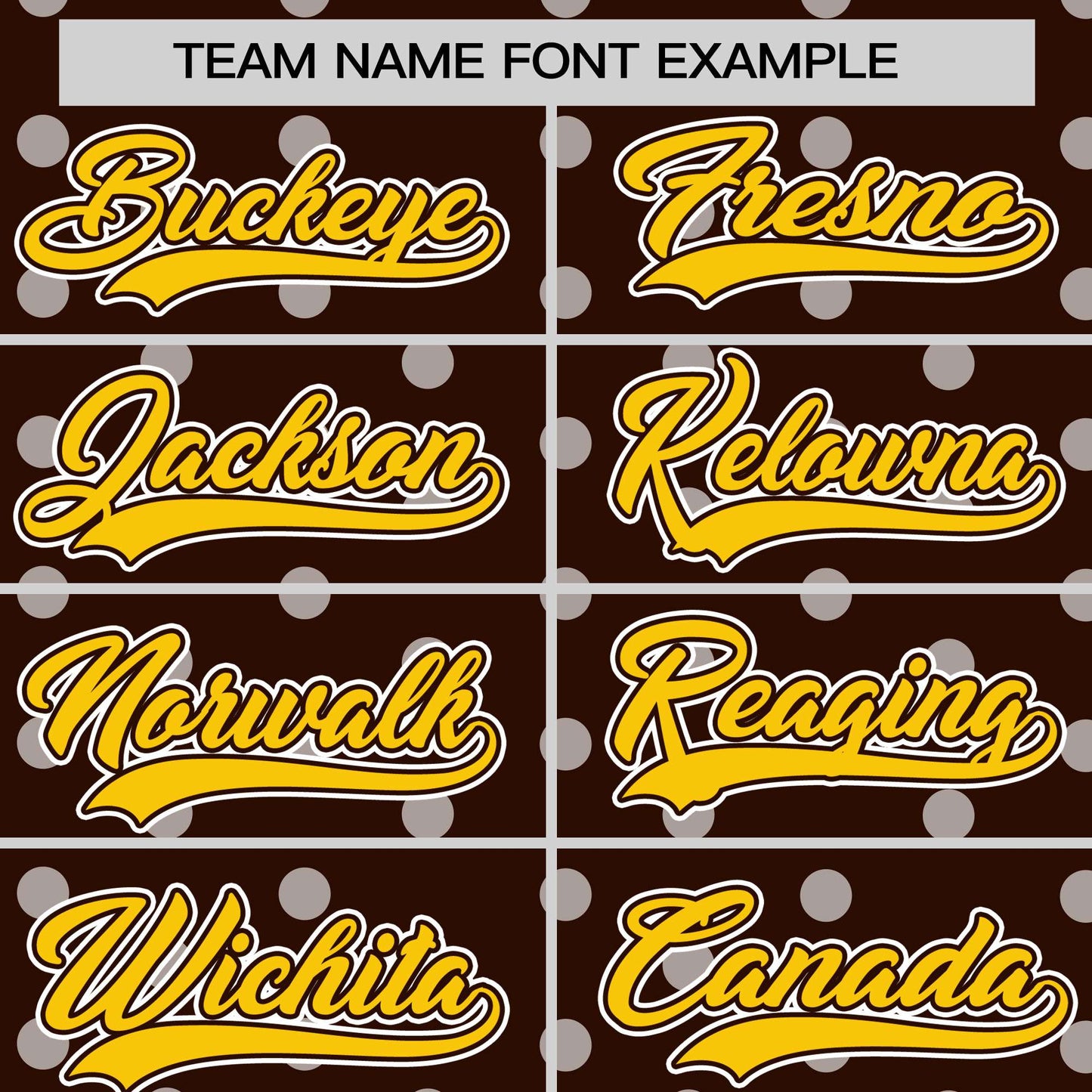 Custom Brown White Personalized Polka Dot Graffiti Pattern Authentic Baseball Jersey