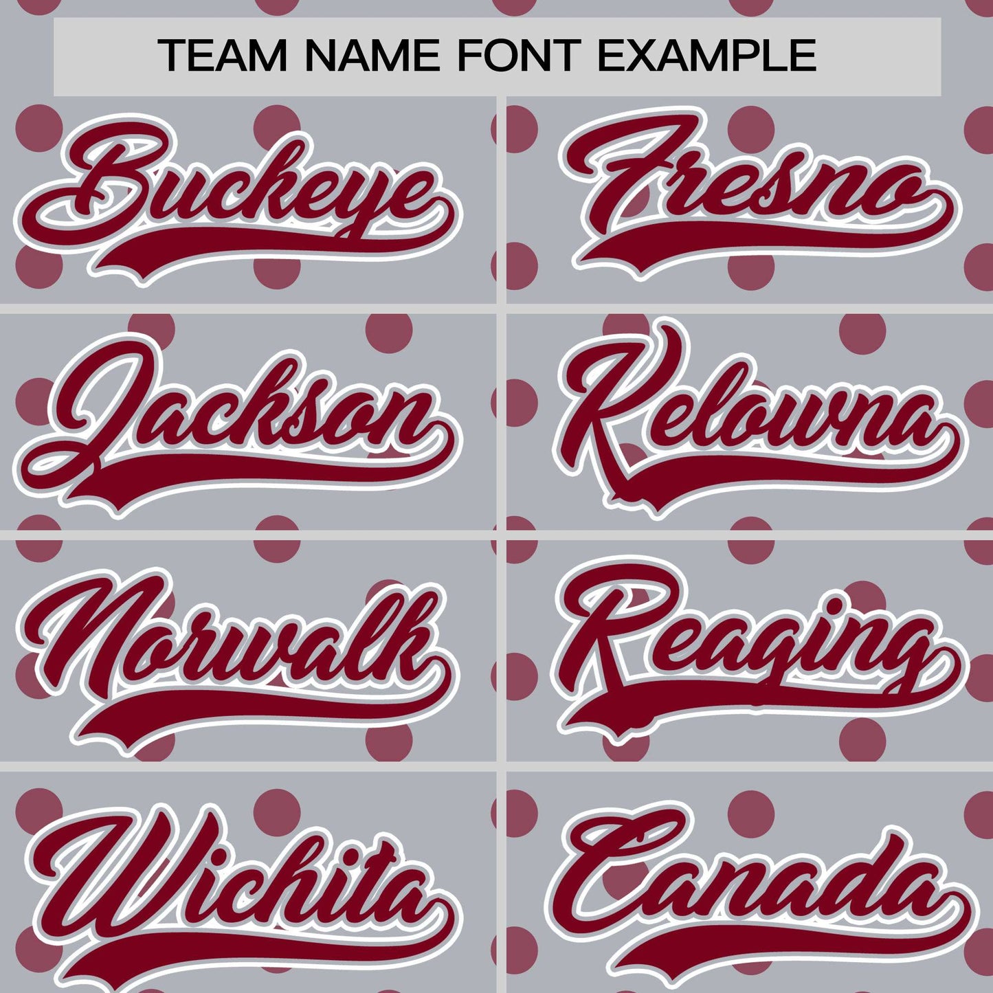 Custom Gray Crimson Personalized Polka Dot Graffiti Pattern Authentic Baseball Jersey