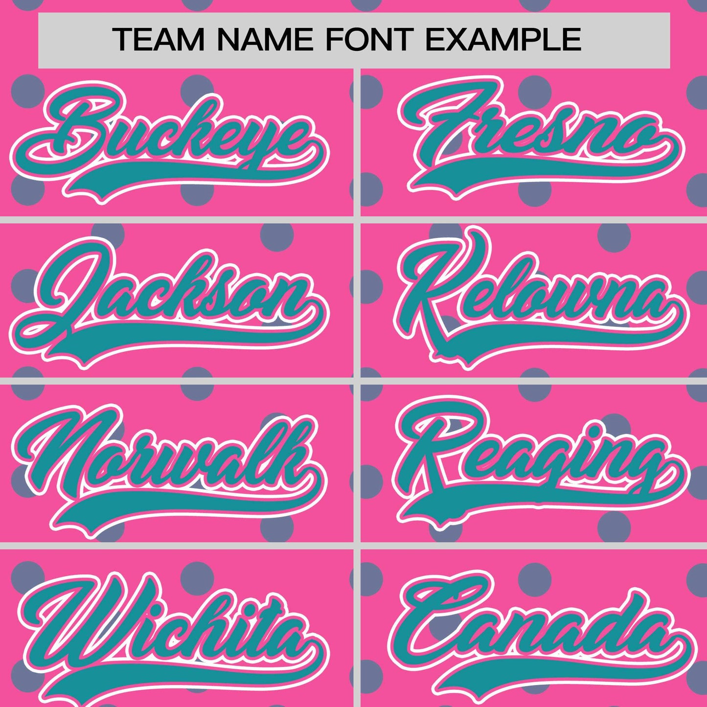 Custom Pink Aqua Personalized Polka Dot Graffiti Pattern Authentic Baseball Jersey