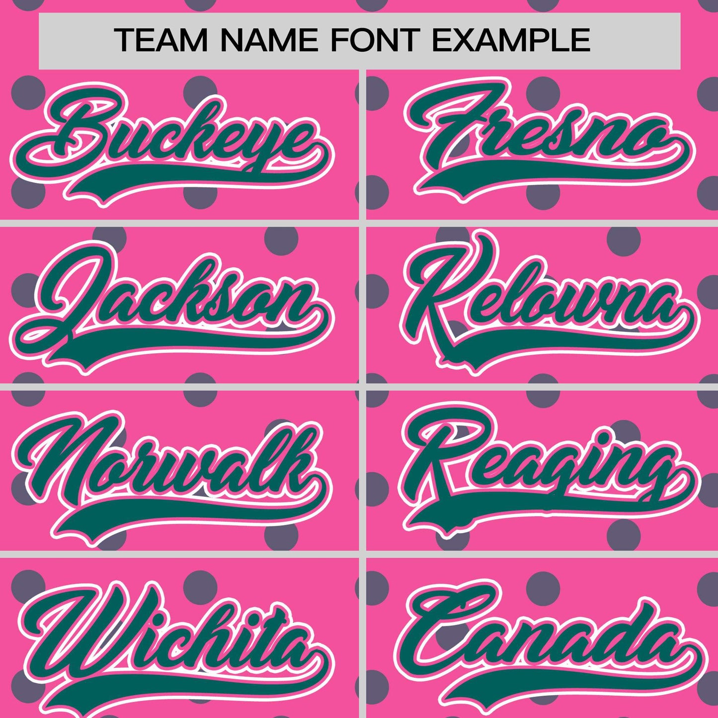 Custom Pink Aqua Personalized Polka Dot Graffiti Pattern Authentic Baseball Jersey