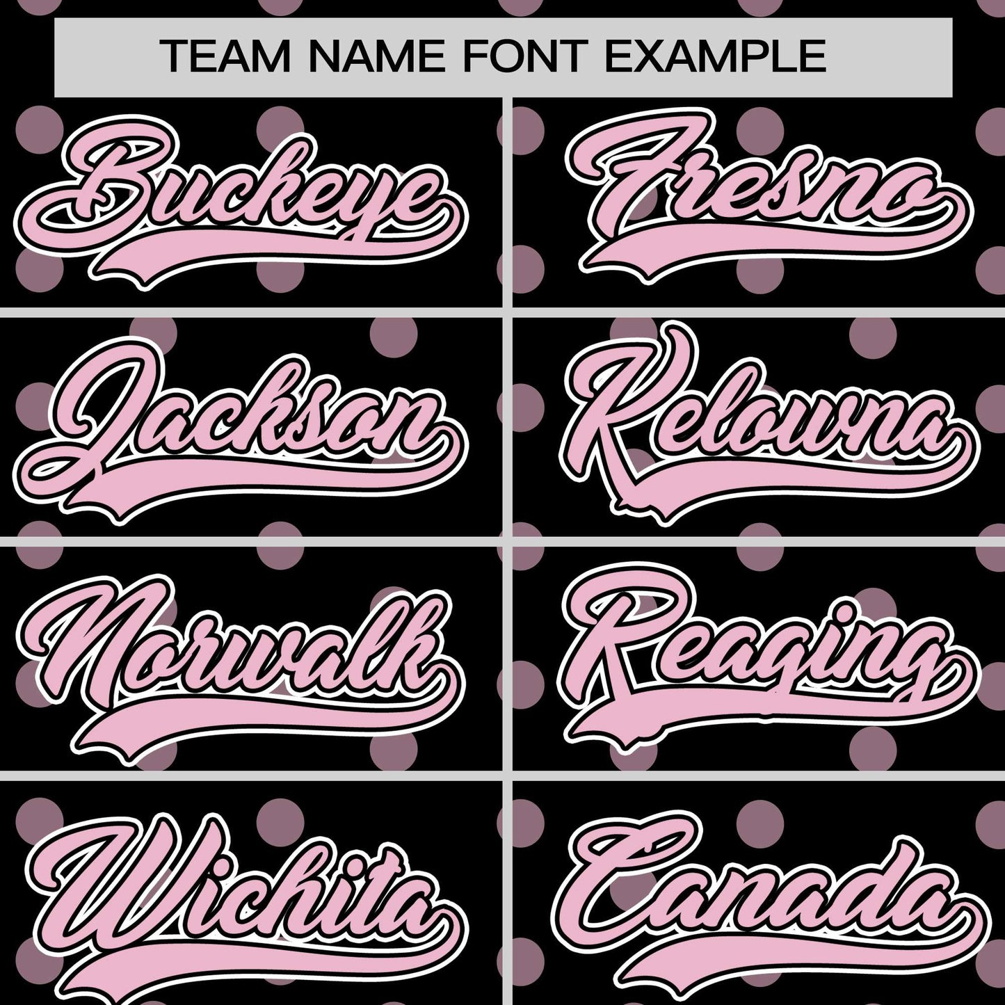 Custom Black Light Pink Personalized Polka Dot Graffiti Pattern Authentic Baseball Jersey