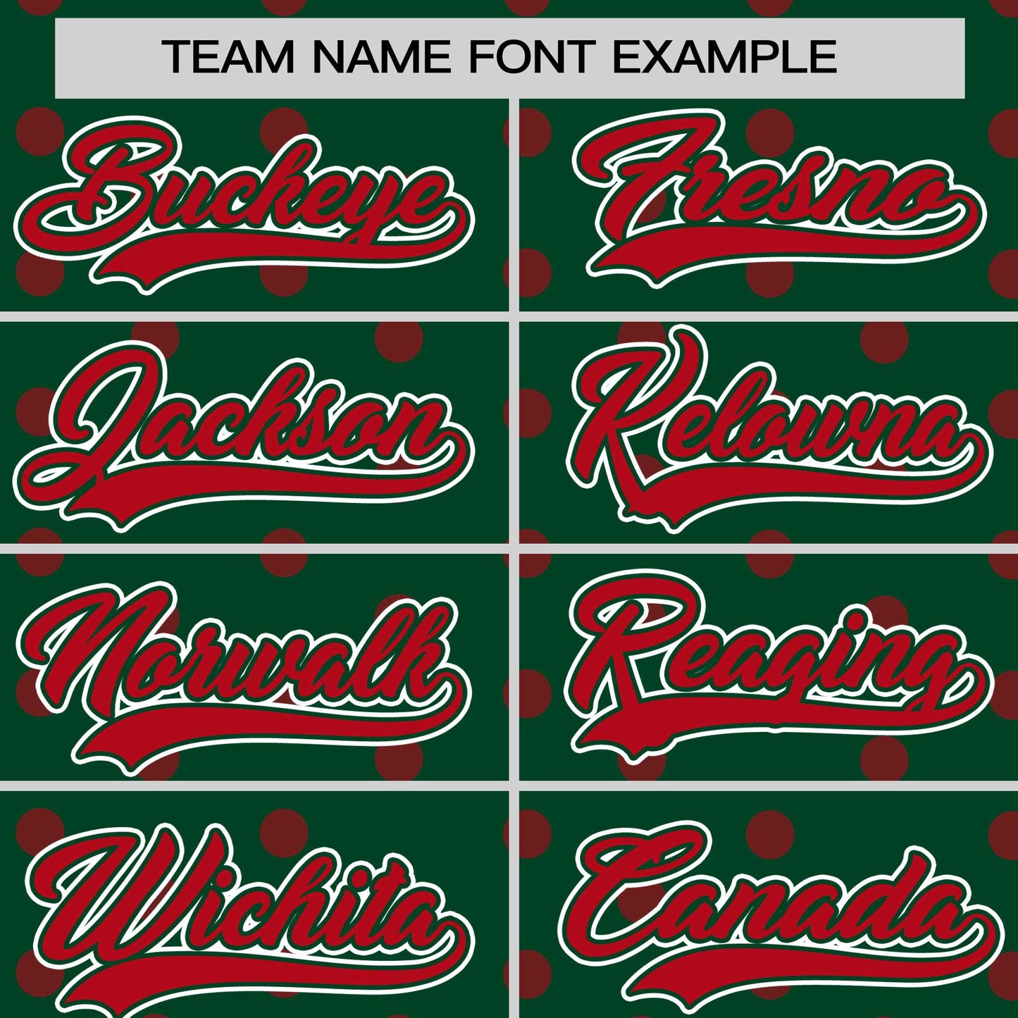 Custom Green Red Personalized Polka Dot Graffiti Pattern Authentic Baseball Jersey