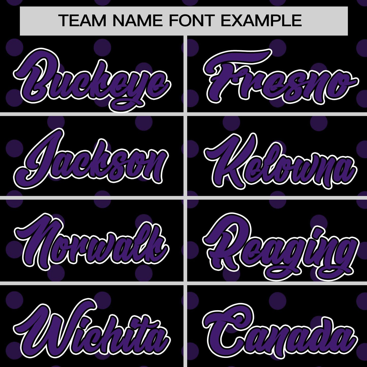 Custom Black Purple Personalized Polka Dot Graffiti Pattern Authentic Baseball Jersey