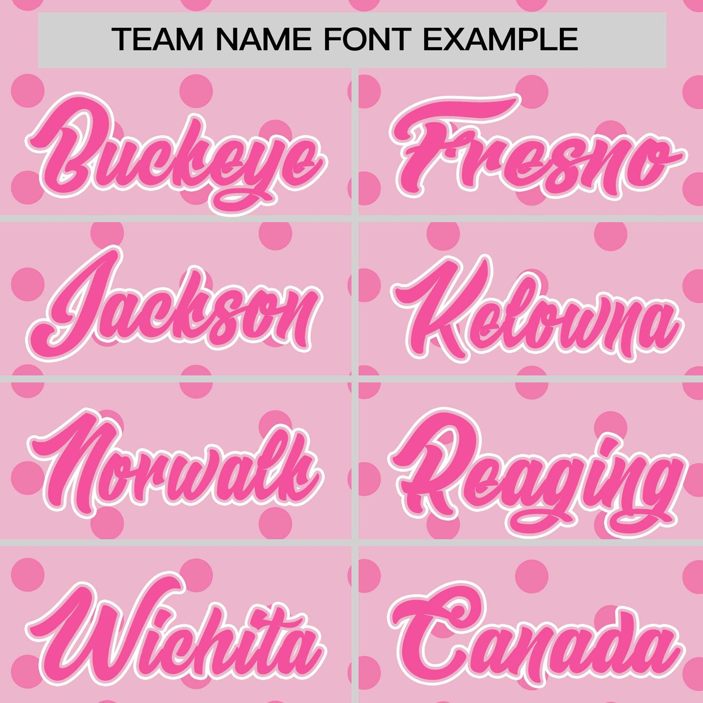 Custom Light Pink Pink Personalized Polka Dot Graffiti Pattern Authentic Baseball Jersey