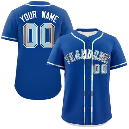 Custom Royal Demiboy For Pride Month Classic Style Authentic Baseball Jersey