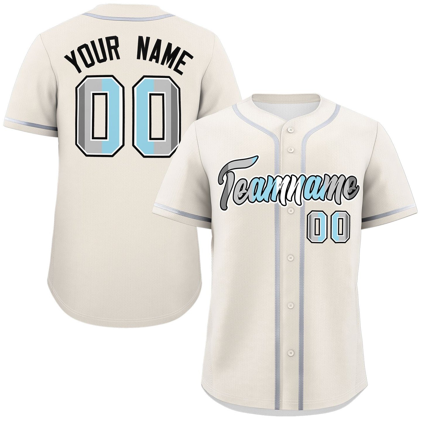 Custom Cream Demiboy For Pride Month Classic Style Authentic Baseball Jersey