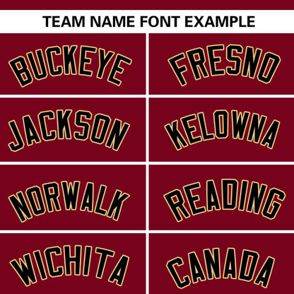 Custom Crimson Black Personalized Flame Graffiti Pattern Authentic Baseball Jersey