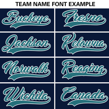 Custom Navy Aqua Personalized Flame Graffiti Pattern Authentic Baseball Jersey