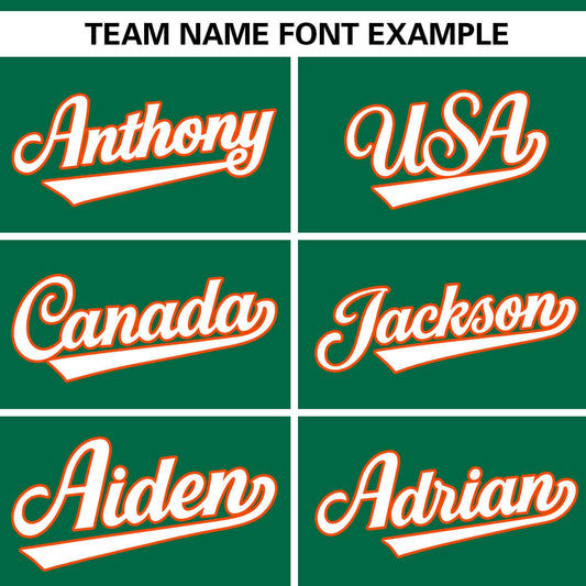 Custom Kelly Green White Personalized Gradient Ribbed Design Authentic Baseball Jersey