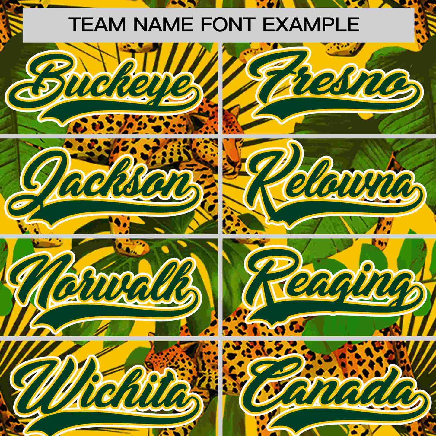 Custom Green Personalized Leopard Graffiti Pattern Authentic Baseball Jersey